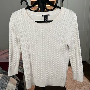 H&M XS 3/4 sleeve sweater